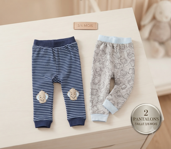 Lot de 2 pantalons Disney neuf avec étiquettes.