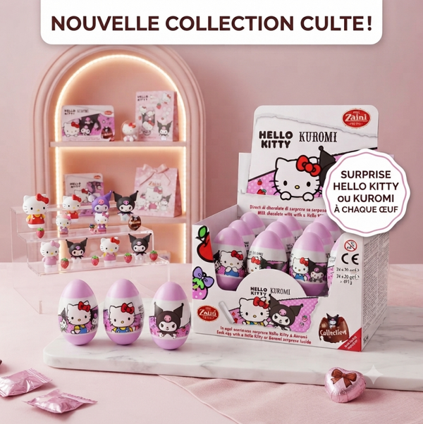 Œuf en chocolat Hello Kitty