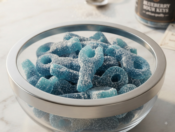 Tétines bleu goût framboise .