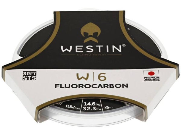 WESTIN W6 ST5 FLUOROCARBON CLEAR (0.80mm-1.05mm)