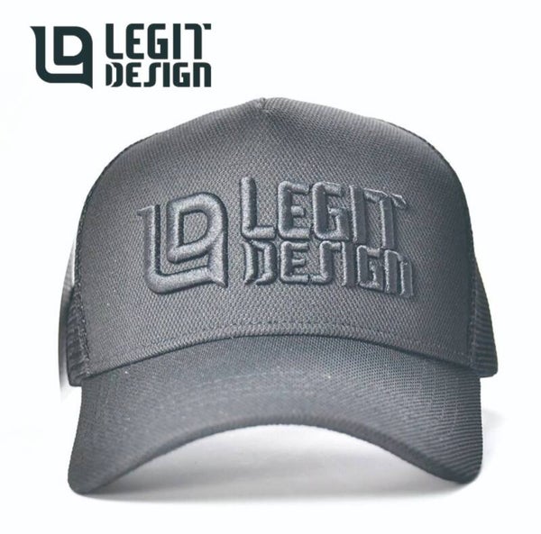 LEGIT DESIGN Mesh Cap All Black