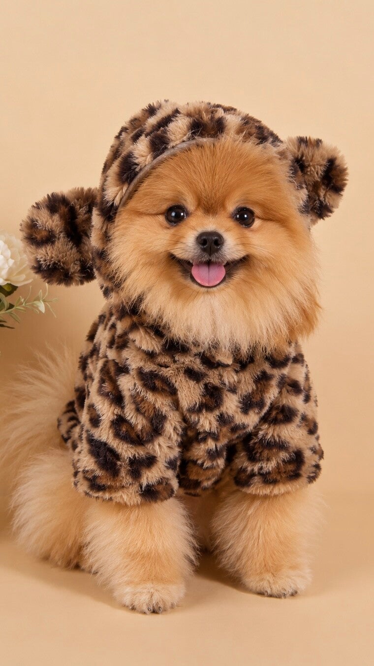 Leopard Teddy Hondenjasje