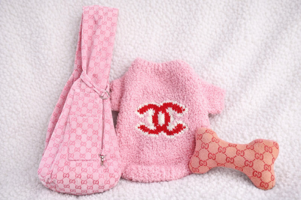 Pink paws luxury set