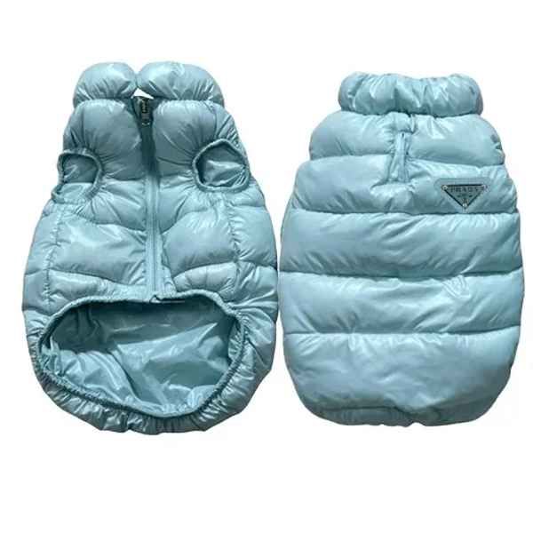Luxe Puffer Bodywarmer – Lichtblauw