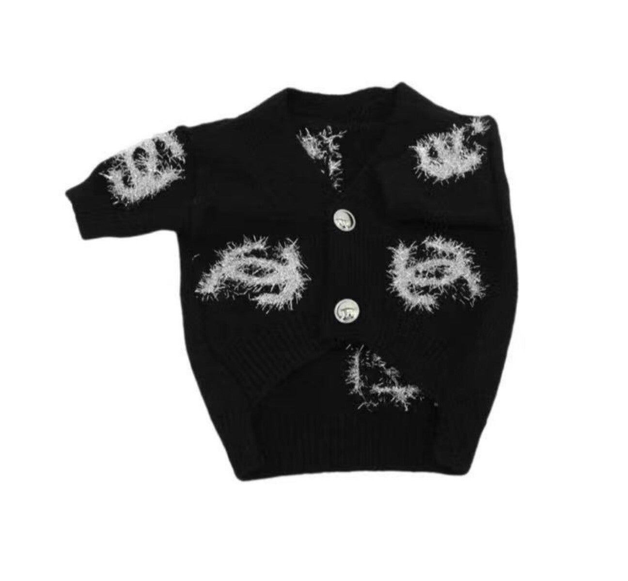 CC trui zwart/zilver