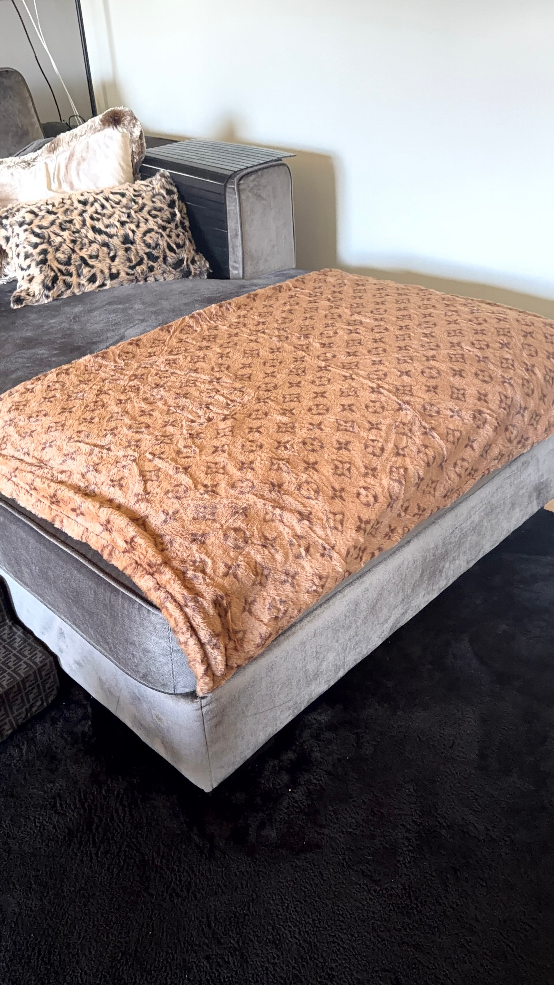 Interieur kleed brown