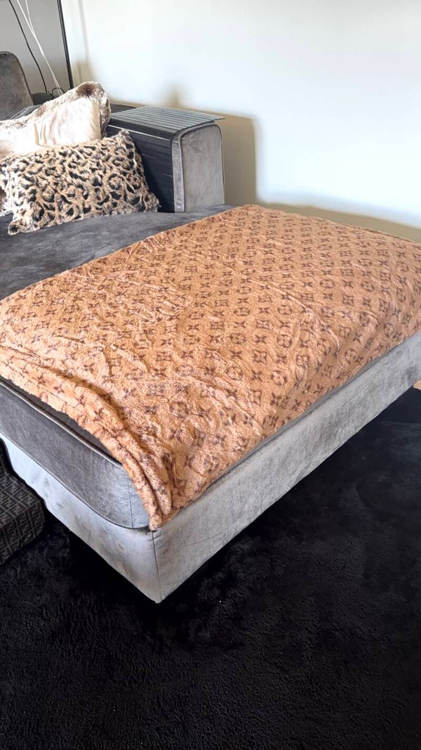 Interieur kleed brown