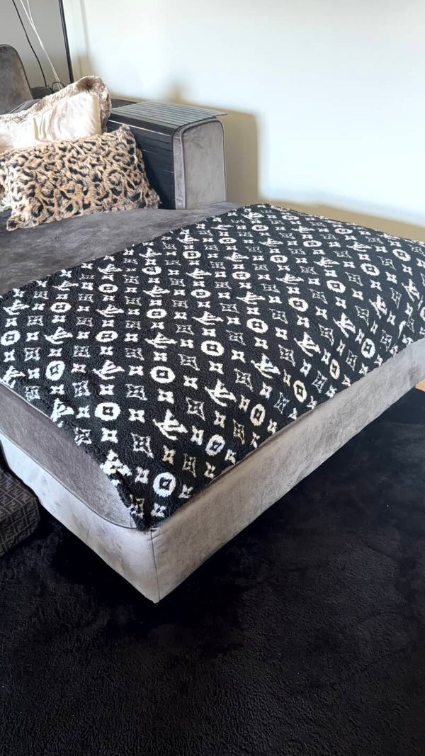 Interieur kleed zwart 60 x 80