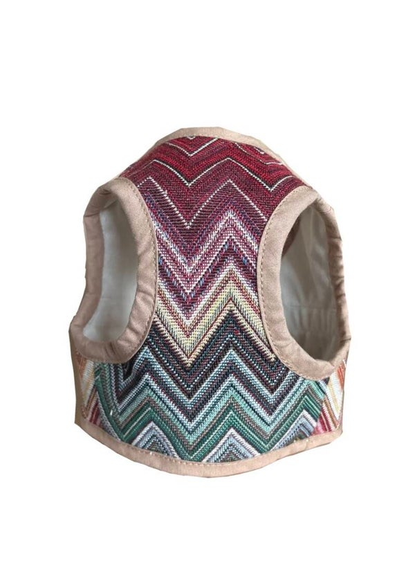 Luxe meerkleurig Hondentuigje met Print