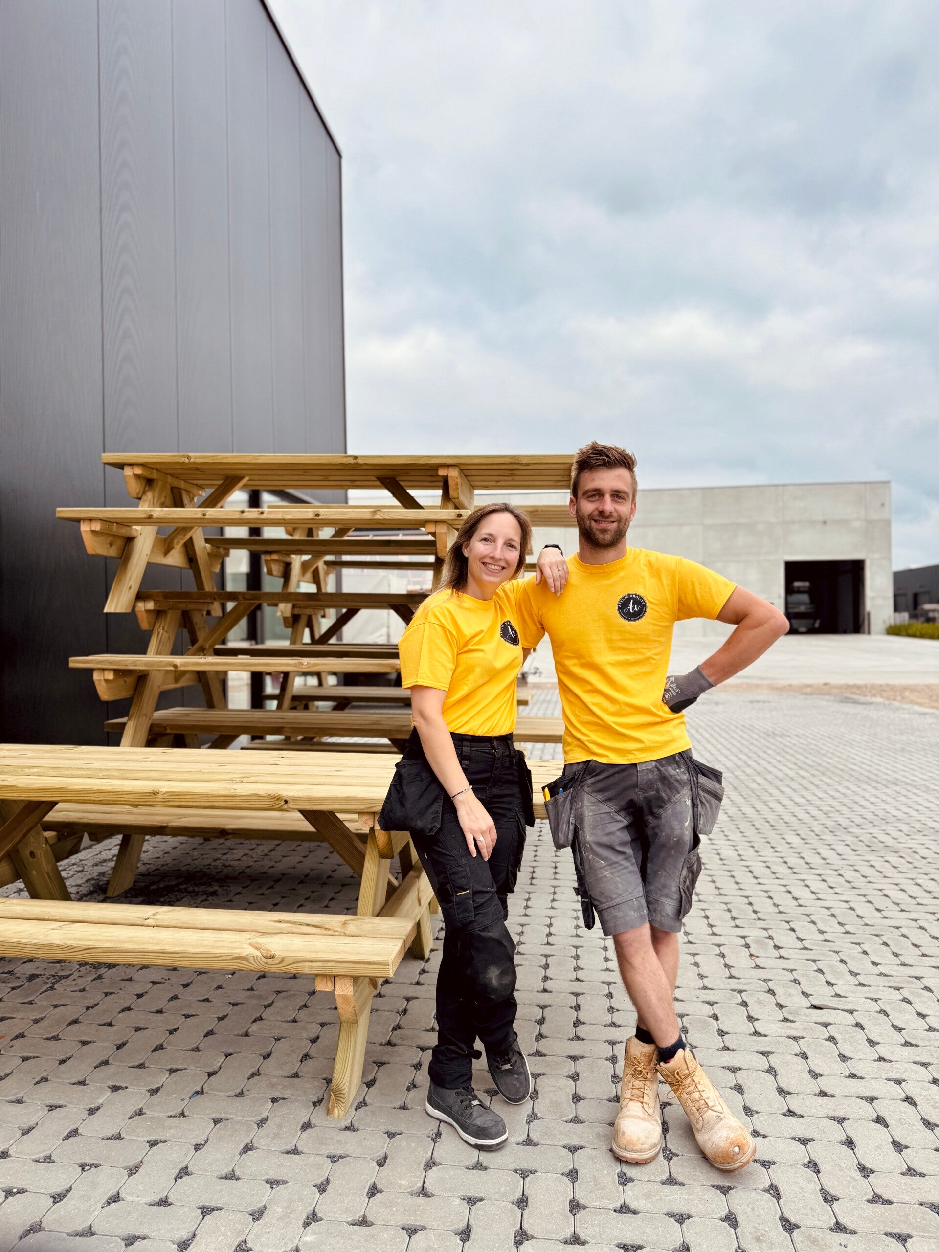 Caroline en Dries van Ateljé Vrolité