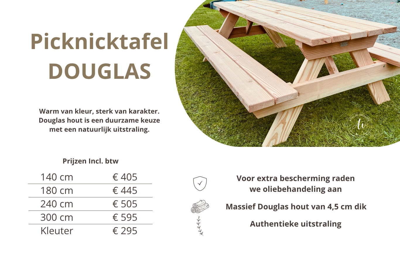 Picknicktafel Douglas
