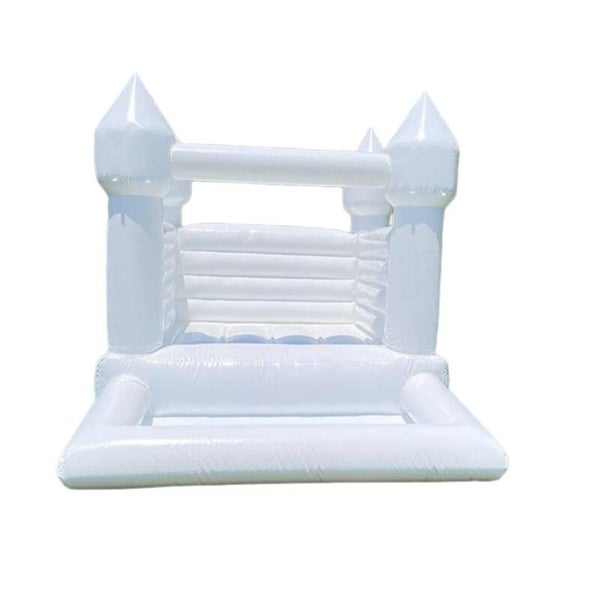 Spingkussen mini met ballenbak ( wit)