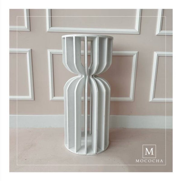 Open gewerkte zuil 80cm hoog