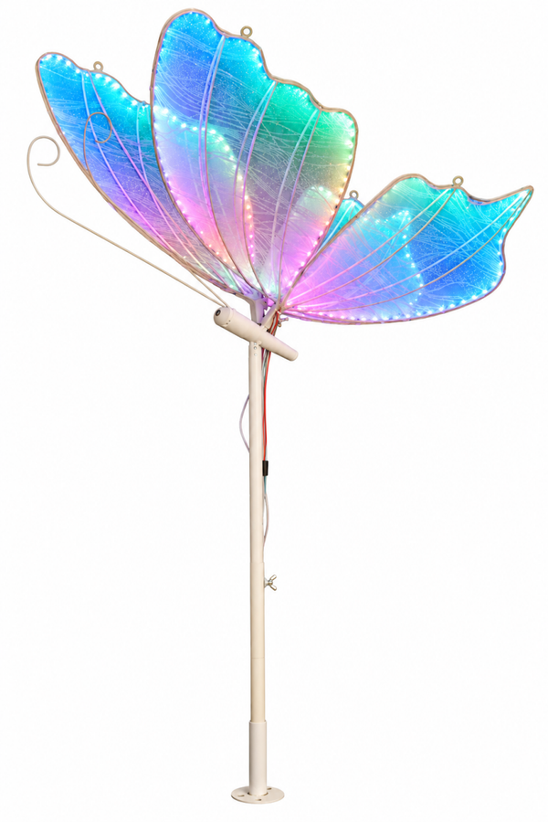 Gekleurde Led vlinders