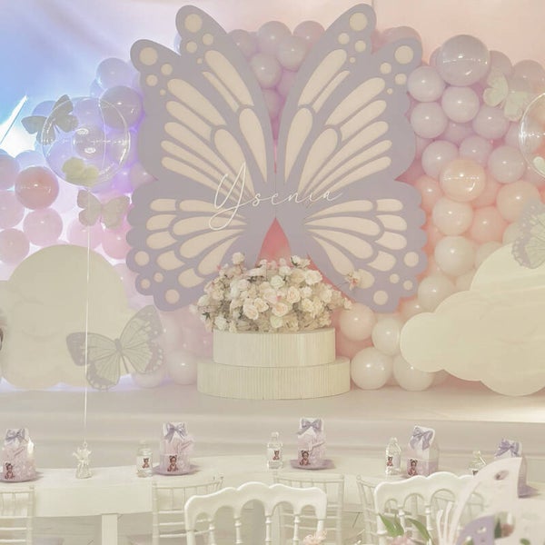 Vlinder backdrop 2x2