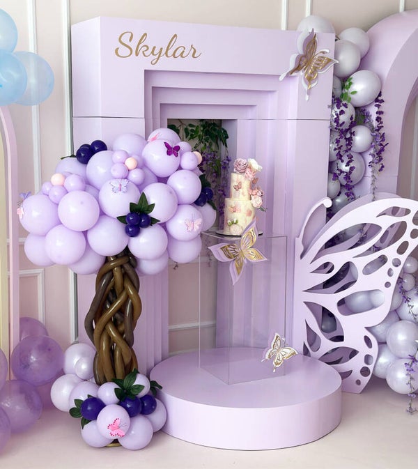 Vierkante 4 laags backdrop