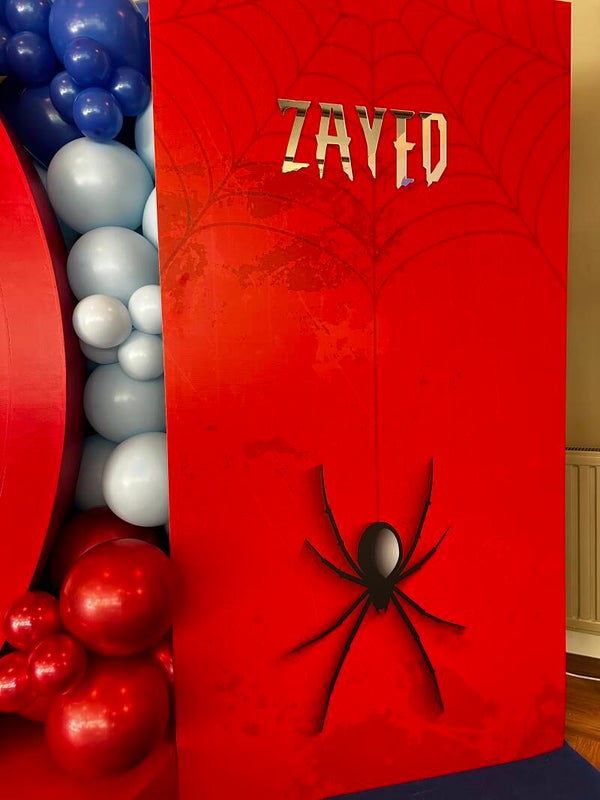 Comic backdrop Spiderman