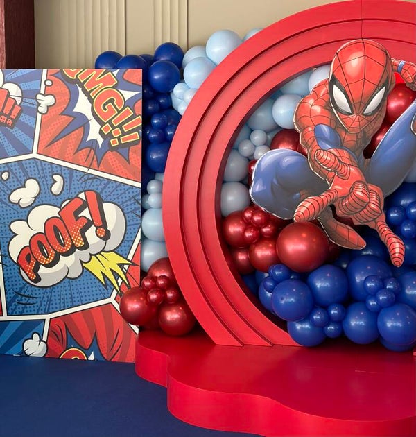 Comic backdrop Spiderman