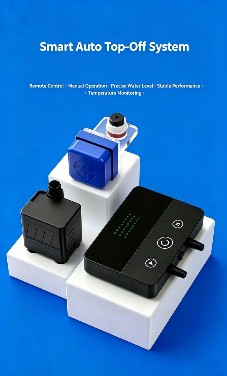 Neptunian Cube Automatic Top-Off (ATO) Systeem