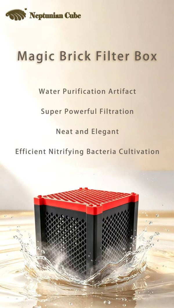 Neptunian Cube Filter Box Inclusief Filtermedia