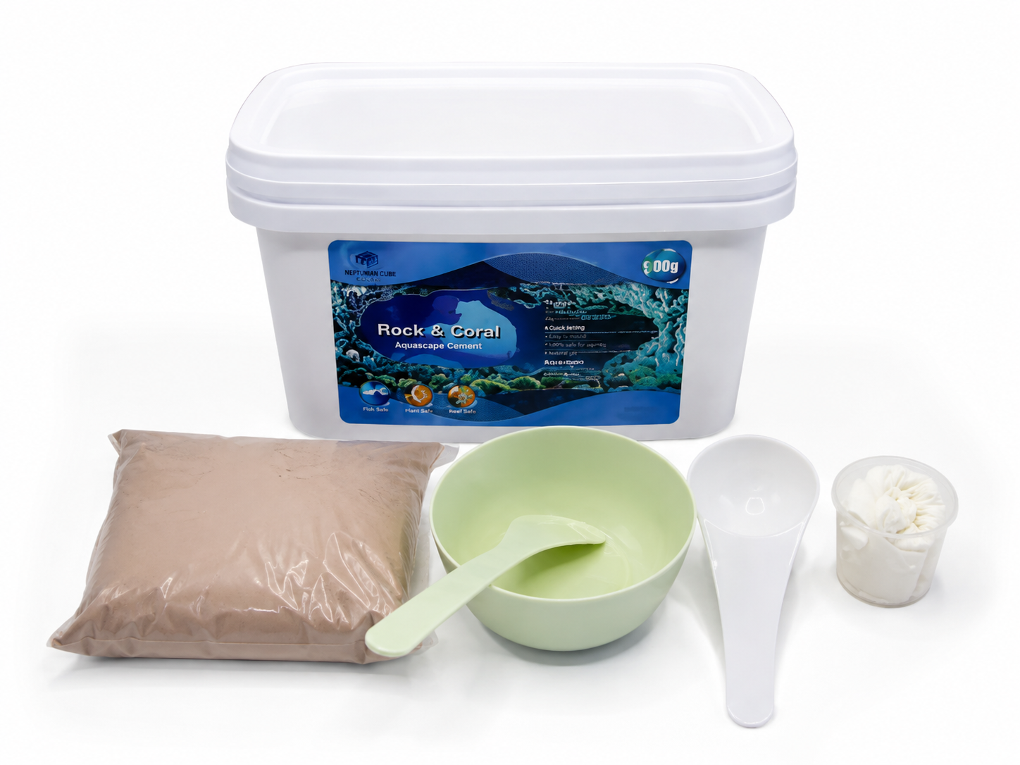 Neptunian Cube Aquascape Cement Box – 24 stuks