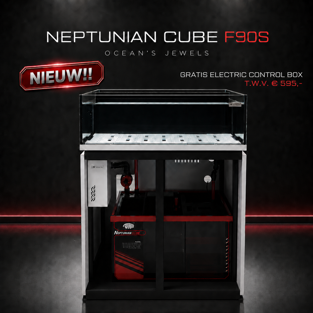 Neptunian Cube Frag Tank 90 – Wit
