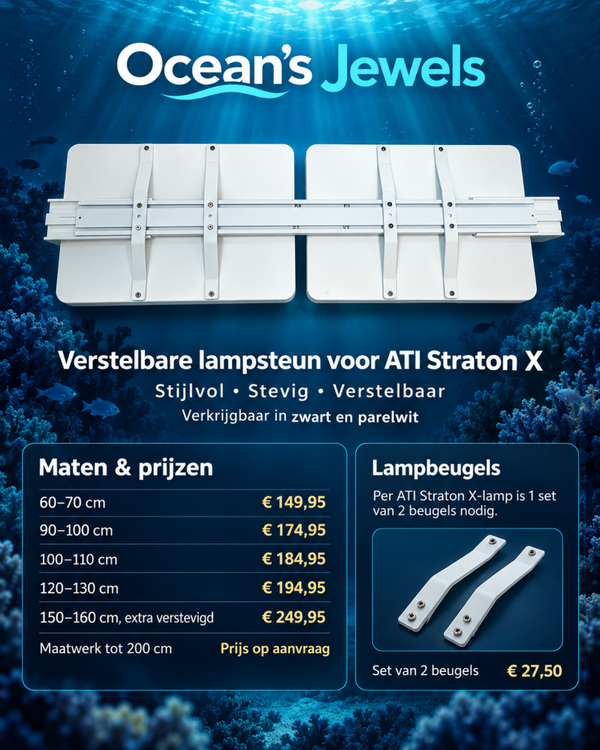 Ocean’s Jewels verstelbare lampsteun voor ATI Straton X 60–70 cm