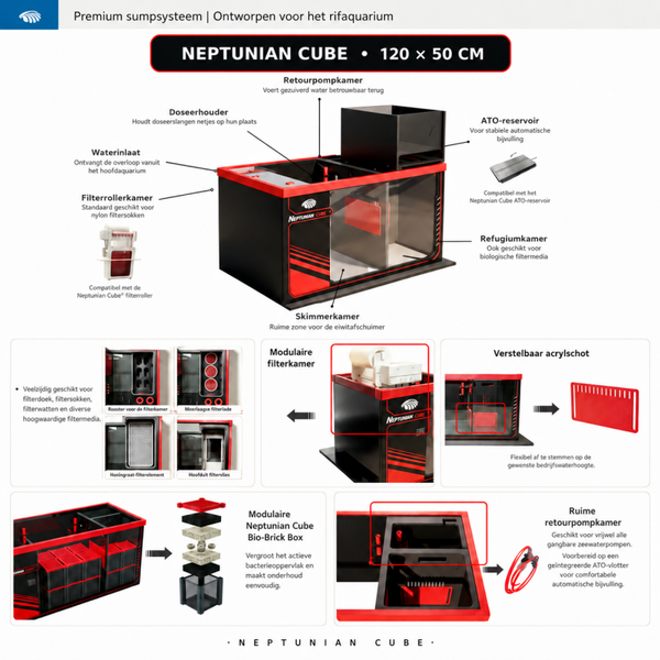 Neptunian Cube 120 × 50 Royale filtratie