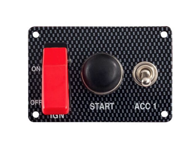 GRAYSTON - STARTPANEEL & 1 ACCESSOIRE KNOP CARBON