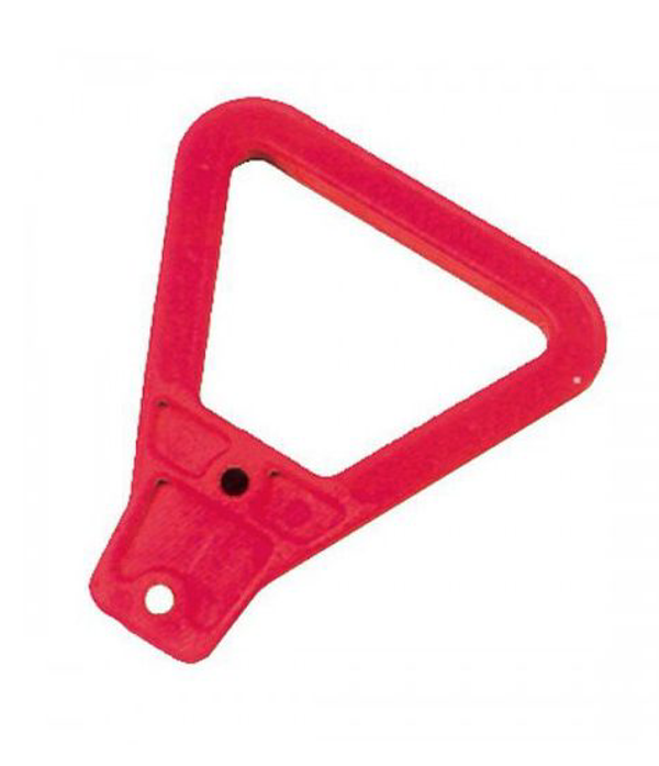 ACCUSTEKKER HANDGREEP METAAL ROOD VOOR 175 AMP STEKKERS