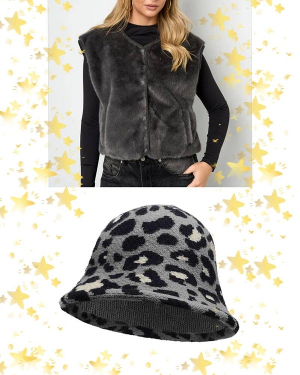 GESCHENKSET GILET+HOEDJE