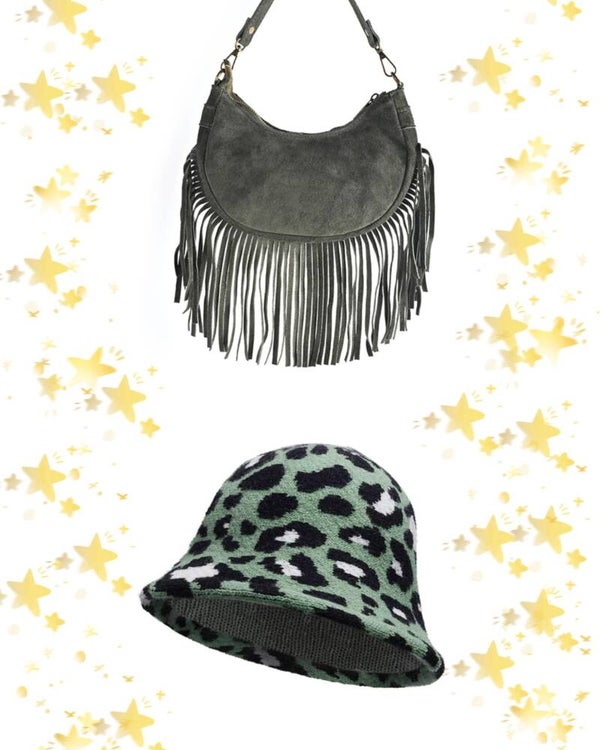 GESCHENKSET SCHOUDERTAS + HOEDJE