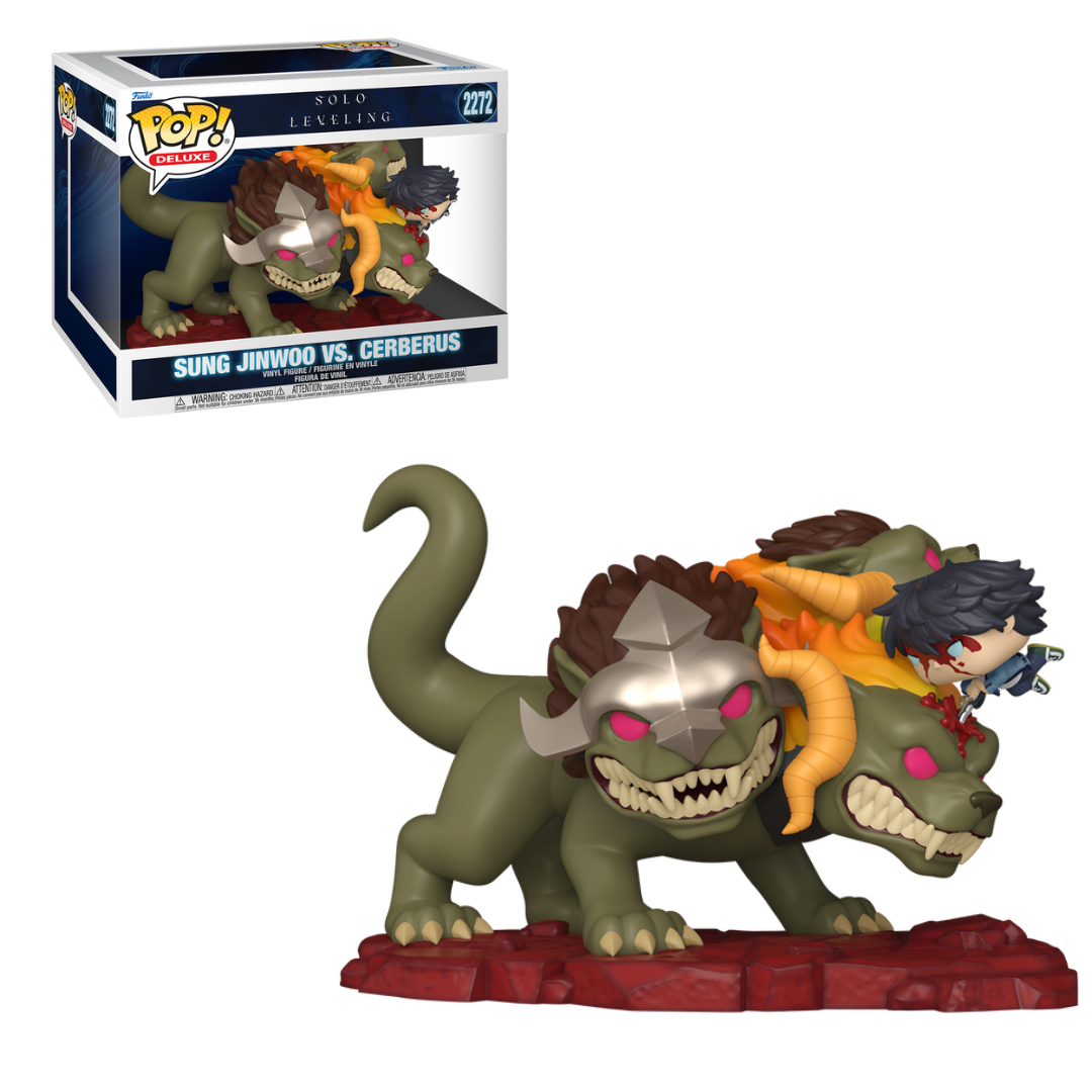 Funko Pop Sung Jinwoo vs Cerberus #2272 Solo Leveling Deluxe
