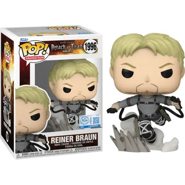 Funko Pop! Animation: Attack on Titan – Reiner Braun #1996 – Funko Exclusive