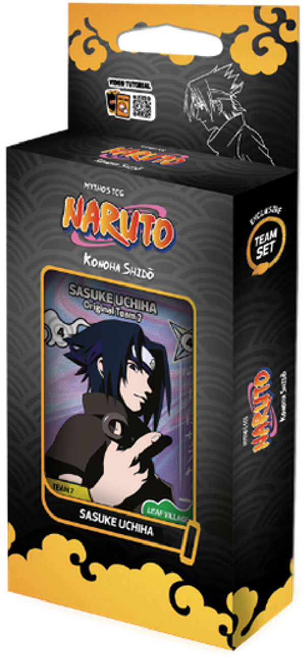 Naruto Mythos TCG Konoha Shidō Sasuke Uchiha Team Set