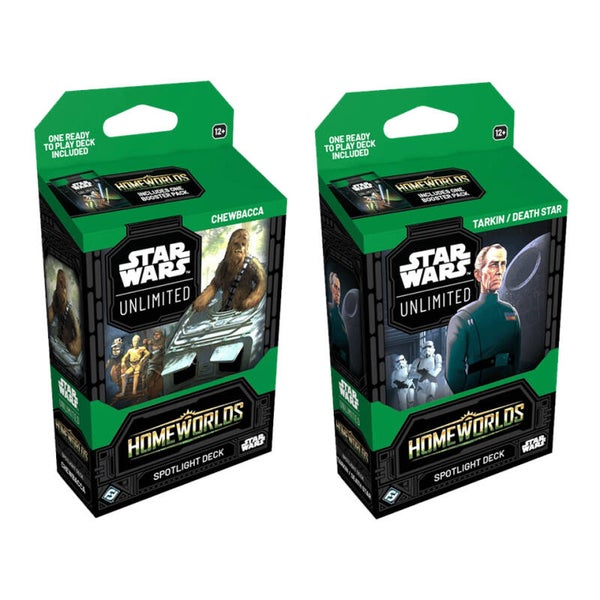 Star Wars Unlimited – Homeworlds Spotlight Decks | Chewbacca & Tarkin / Death Star