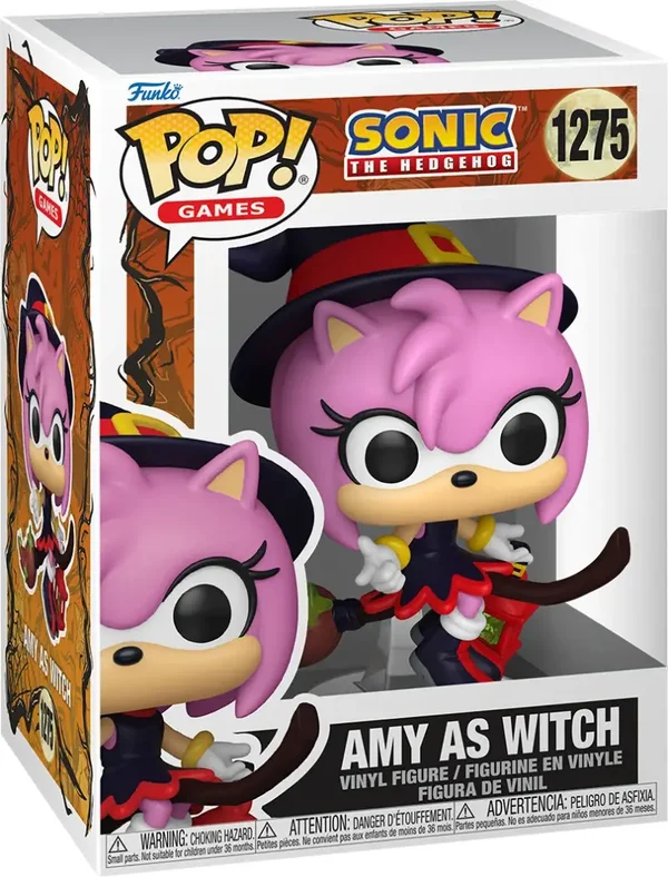 Funko Pop! Sonic #1275 – Amy as Witch – Halloween