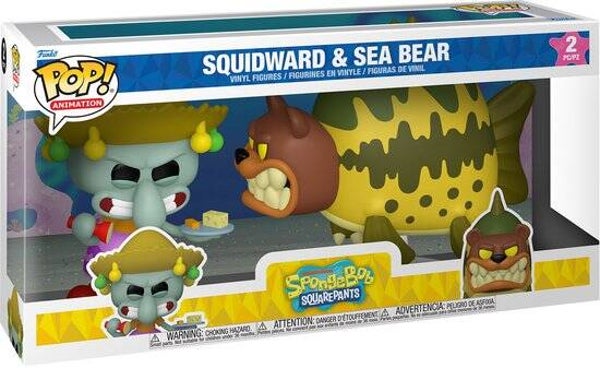 Funko Pop! SpongeBob Squidward & Sea Bear 2-Pack