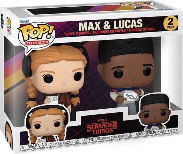 Funko Pop Stranger Things Max & Lucas 2-Pack Netflix Vinyl Figures