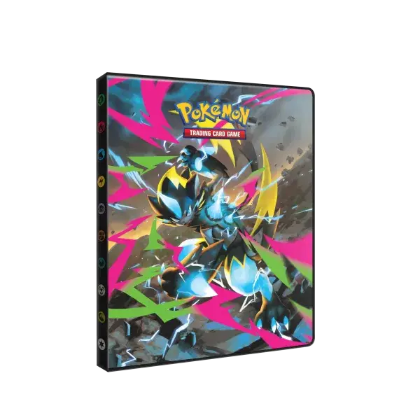 Mega Evolution - Pitch Black 4-Pocket Portfolio Zeraora binder