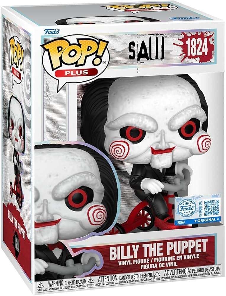 Funko Pop! Plus Saw #1824 Billy the Puppet Tricycle Special