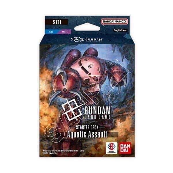 Gundam Card Game ST11 Aquatic Assault Starter Deck – Blue/Purple – Bandai