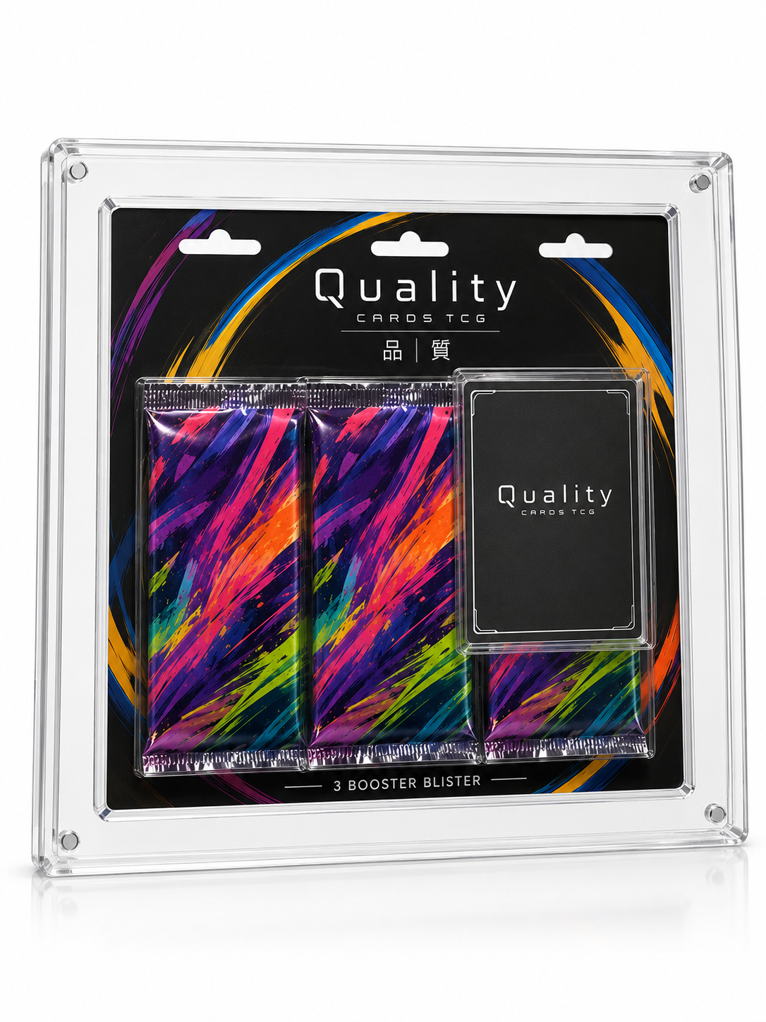 Pokémon 3-Pack Blister Acryl Acrylic Magnetic Case Protector Display Box