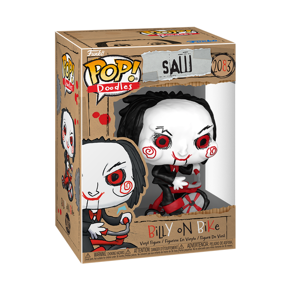 Funko Pop! Doodles SAW #2083 – Billy on Bike Vinyl Figure