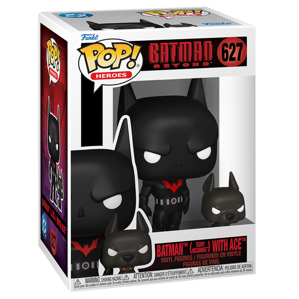 Funko Pop! Batman Beyond #627 Batman Terry McGinnis with Ace DC