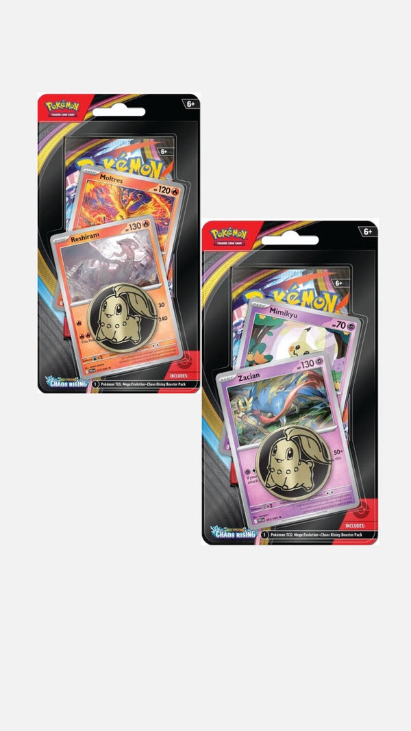 Pokémon TCG Mega Evolution: Chaos Rising 1-Pack Blister (Mimikyu / Reshiram)