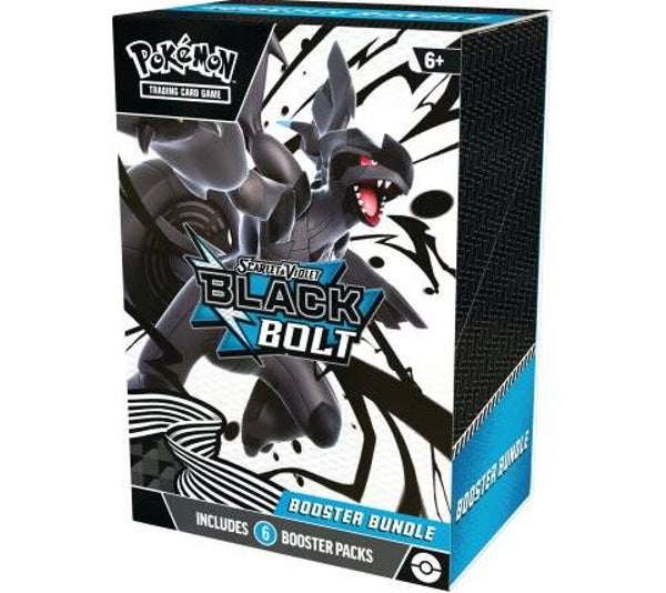 Pokémon Scarlet & Violet—Black Bolt Booster Bundle (6 Packs) Zekrom