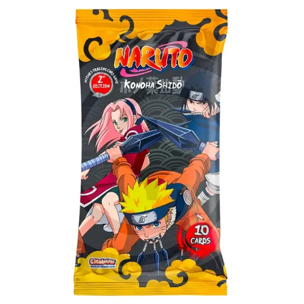 1x booster pack Naruto Konoha Shidō set 1 2nd Edition Trading Card