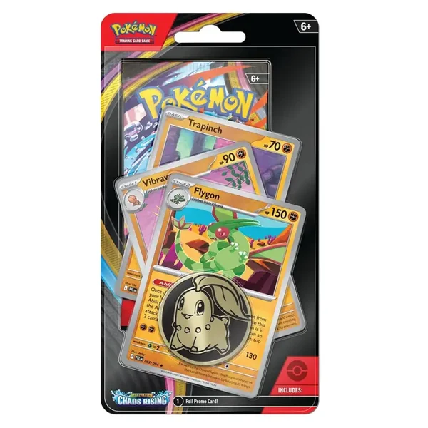 Pokémon TCG Mega Evolution: Chaos Rising 1-Pack Blister Flygon or Paw mot