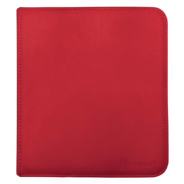 Ultra PRO – Zippered 12 Pocket Pro Binder Red